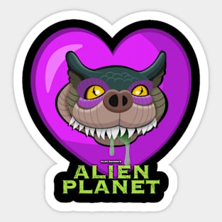 Giree - Alien Planet Green Sticker